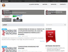 Tablet Screenshot of juntacentral.es